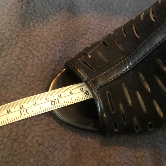 Black Open-Toe Heels - Picture 2 of 4